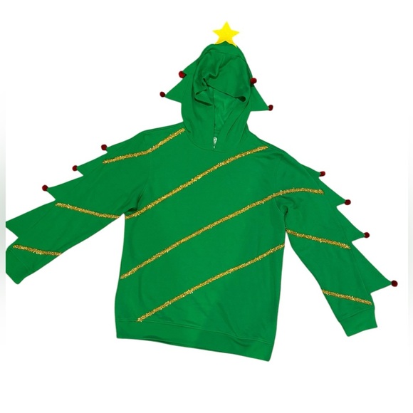 American rag Christmas tree hoodie large - Picture 4 of 9